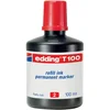 Image de Edding T 100 Recharge d'encre marqueurs permanents - rouge - 100 ml