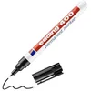 Image de edding 400 Marqueur permanent - noir - 1 stylo - pointe ronde fine 1 mm - sèche vite, résiste à l'eau et aux frottements - pour carton, plastique, bois, métal, verre