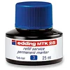 Image de Edding Encre de recharge MTK 25 - rouge - 25 ml - avec système capillaire, idéale pour une recharge propre et simple de presque tous les marqueurs permanents