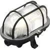 Image de Müller-Licht Oval Luminaire pour pièces humides E27 60 W noir