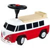 Image de Big - Volkswagen Van T1 Porteur Rouge - Porteur Bébé - Coffre de Rangement et Volant Directionnel - Dès 18 Mois - 800055320