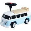 Image de Big Baby VW T1 Voiture 2 en 1 pour Enfants de 18 Mois à 5 Ans (50 kg Max) avec klaxon, Compartiment et Petit Dossier