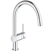 Image de GROHE Minta Robinet de Cuisine, Mitigeur Cuisine avec Douchette Extractible, Bec Haut en C, Rotation 360°, Chromé, 32918000 (Import Allemagne)