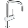 Image de GROHE Robinet de cuisine évier Minta, installation et nettoyage facile, robinet avec conduit sans plomb et nickel, chromé, 32488000 (Import Allemagne)