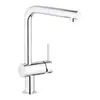 Image de Grohe Minta Mitigeur de cuisine pivotant, avec douchette extractible, 31397000,