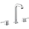 Image de GROHE Essence Mélangeur 3 Trous, Robinet de lavabo pour Salle de Bains, Taille M, Montage sur pont, Chrome, 20296001