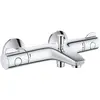 Image de GROHE 34567000 Mitigeur thermostatique Bain/Douche Grohtherm 800, raccords standards 1/2" (Import Allemagne), Chromé