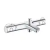 Image de Grohe Grohtherm 800 Mitigeur thermostatique de baignoire en applique, 34568000,