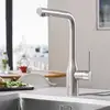 Image de Grohe Essence Mitigeur de cuisine pivotant, avec douchette extractible, 30270DC0,