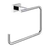 Image de Grohe Essentials Cube Anneau porte-serviette de toilette, 40510001,