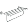 Image de GROHE 40462001 BauCosmopolitan Porte serviette et tablette, Chrome