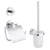 Image de Grohe Essentials Ensemble d'accessoires de salle de bains, 40407001,