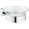 Image de GROHE 40754001 essentials cube Cadre support avec Porte-savon Argent Chromé