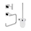 Image de Grohe Essentials Cube Ensemble d'accessoires de salle de bains, 40757001,