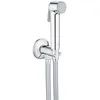 Image de Grohe Tempesta-F Trigger Spray 30 Set de Douche avec robinet d’arrêt, Chrome, 26358000