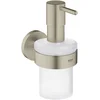 Image de Grohe 40448EN1 | Essentials Distributeur de Savon W/Holder, Nickel Brossé