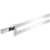 Image de GROHE 40768000 Double Barre Porte Serviette Selection Cube, Chrome