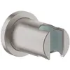 Image de GROHE Rainshower Support mural pour Pommeau de Douche, Non Orientable, Supersteel, 27074DC0 (Import Allemagne)