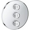 Image de GROHE Grohtherm SmartControl Panneau de contrôle, Chromée, 3 sorties