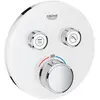 Image de Grohe 29151LS0 Grohtherm Smartcontrol Thermostatique pour Installation Encastrée 2 Sorties, Blanc