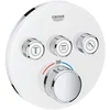 Image de GROHE 29904LS0 Grohtherm SmartControl Thermostatique pour installation encastrée 3 sorties, Blanc