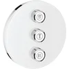 Image de Grohe 29152LS0 Grohtherm Smartcontrol Panneau de Contrôle 3 Sorties, Blanc