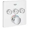 Image de Grohe 29157LS0 Grohtherm Smartcontrol Thermostatique pour Installation Encastrée 3 Sorties, Blanc