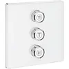 Image de GROHE 29158LS0 Grohtherm Smartcontrol Panneau de Contrôle 3 Sorties, Blanc