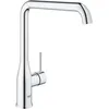 Image de GROHE Essence Mitigeur Robinet pour Evier de Cuisine (Bec Haut, Zone de rotation 360°) Chrome, 30269000