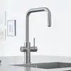 Image de Grohe Blue Home Mitigeur de cuisine avec système de filtration et de gazéification de l’eau, extractible, pivotant, 31543DC0,