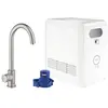 Image de GROHE Blue Professionnel Kit de démarrage, Mitigeur évier bec C, SuperSteel, 31302DC2