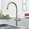 Image de Grohe Blue Home Mitigeur de cuisine avec système de filtration et de gazéification de l’eau, pivotant, 31455DC1,
