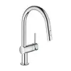 Image de Grohe Minta Touch Mitigeur de cuisine pivotant, avec douchette extractible, 31358002,
