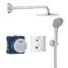 Image de Grohe Grohtherm Ensemble de douche encastré avec mitigeur thermostatique, 34734000,