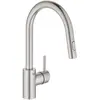Image de GROHE 31483Dc2 Mitigeur Évier avec Douchet Te Extractible, Supersteel, Concet To (Import Allemagne)