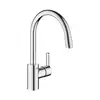 Image de Grohe Feel Mitigeur de cuisine pivotant, avec douchette extractible, 32671002,