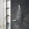 Image de Grohe Rainshower SmartActive Set de douche avec barre et tablette, 3 jets, 26578000,