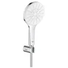 Image de GROHE 26581LS0 Rainshower 130 SmartActive Support Mural 3 Types de Jets Blanc Lune, Moon White, 130 mm