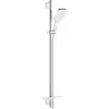 Image de GROHE 26587LS0 Rainshower 130 SmartActive Cube Set de douche 3 jets Blanc lune