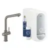 Image de Grohe Blue Home Mitigeur de cuisine avec système de filtration et de gazéification de l’eau, pivotant, 31454AL1,