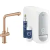 Image de Grohe Blue Home Mitigeur de cuisine avec système de filtration et de gazéification de l’eau, pivotant, 31454DL1,