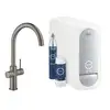 Image de Grohe Blue Home Mitigeur de cuisine avec système de filtration et de gazéification de l’eau, pivotant, 31455AL1,