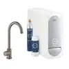 Image de Grohe Blue Home Mitigeur de cuisine Mono avec système de filtration et de gazéification de l’eau, pivotant, 31498AL1, Mono