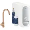 Image de Grohe Blue Home Mitigeur de cuisine Mono avec système de filtration et de gazéification de l’eau, pivotant, 31498DL1, Mono