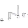 Image de Grohe Plus Façade pour Combiné Monocommande 4 Trous Montage avec Ou sans Châssis Chromé 29307003 (Import Allemagne)