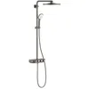 Image de GROHE Euphoria SmartControl System 310 Colonne de douche avec mitigeur thermostatique (Butée à 38°C, Tête de douche 310mm à 2 jets, Douchette 3 jets, Flexible 1,75m), Hard Graphite brossé, 26507AL0