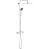 Image de GROHE Colonne de douche avec mitigeur thermostatique Vitalio Joy XXL 310, tête de douche 310mm, barre orientable, douchette Vitalio Joy 310 3 jets, chromé, 26400001 (Import Allemagne)
