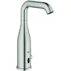 Image de GROHE Essence E, Mitigeur Électronique infrarouge, Robinet pour lavabo salle de bains (Avec limiteur de température réglable, capteur infrarouge, pivotant à 360°) Supersteel, 36445DC0