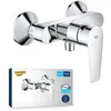 Image de GROHE Start Edge Mitigeur Monocommande Douche, Montage Mural Apparent,Chromé, 24197001