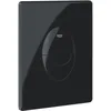 Image de GROHE Start Plaque de Commande, Double Touche Interrompable, Economie d'Eau, Montage Vertical, ABS, Glossy Black, 38964Kv0
